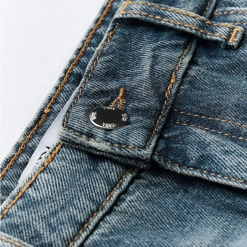 ZARA Z1975 ASYMMETRIC DENIM SKIRT